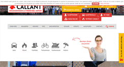 Desktop Screenshot of callant.be