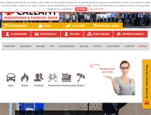 Tablet Screenshot of callant.be